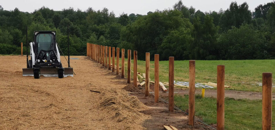 Pferdezaun-Bau - Reitplatzeinfassung