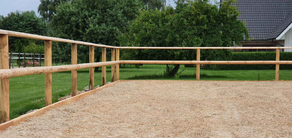 Pferdezaun - Reitplatzeinfassung